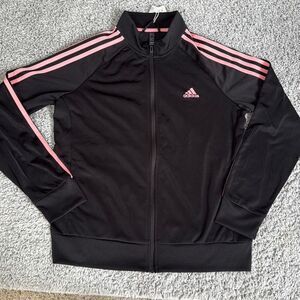 Adidas Black and Pink Jacket
